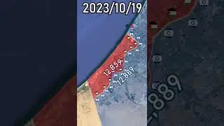 Israel-Hamas War So Far (3) *Every Day With Army Sizes* 