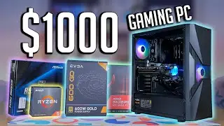 $1000 ALL AMD Gaming PC! (2022)