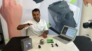 Magnima's AirPoint Ring product demonstration. Shows the innovative wireless wearable mouse.
