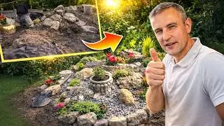 DIY rock garden