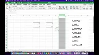 Removing Errors With IFERROR Function - Also Use ISERROR And Conditional Formatting