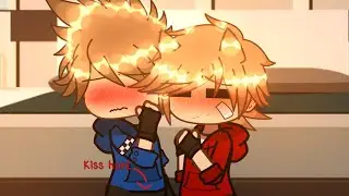 Kiss here 💋 | meme | | Eddsworld | || TomTord ||
