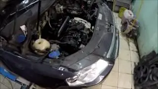 VW PASSAT съём двигателя 1.8TSI