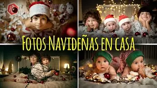 🎄 Cómo hacer 📸FOTOS NAVIDEÑAS 🎄en tu propia CASA 🏠