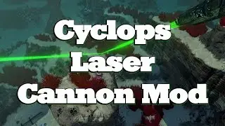 Subnautica - Cyclops Laser Cannon Mod
