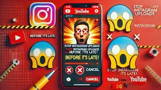 How to CANCEL Instagram Uploads! 🚫 Stop Uploading Videos & Photos Instantly (Easy Fix!)
