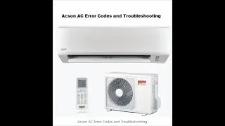 How to setting Acson AC Error Codes and Troubleshooting