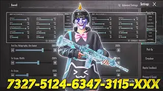 New Update 3.3⚡Best Sensitivity Code + Control Settings Pubg Mobile/Bgmi Sensitivity 2024