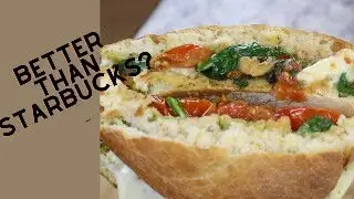 Better than Starbuck's Tomato & Mozzarella on Focaccia #short