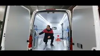 Фургон для перевозки мото-техники на автомобиле Фотон.