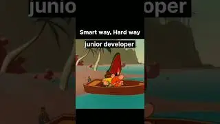 Senior programmers vs junior developers #shorts