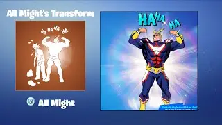 All Might's Transform | Fortnite Emote