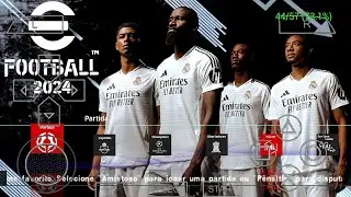 DOWNLOAD eFootball PES 2024 PPSSPP Mediafire Iso Update And New Teams New Kits 24/25 UCL Camera PS5