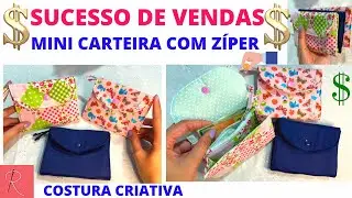 EASY TO MAKE WALLET - ZIPPER FABRIC WALLET