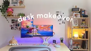 cozy ergonomic wfh desk makeover