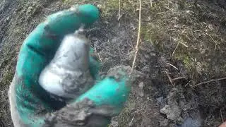 Нашел старую деревню. Первый коп .