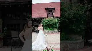 A fairytale wedding moment