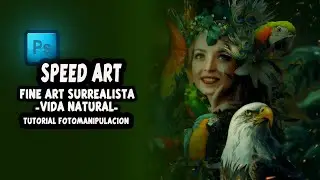 ⚪Fotomanipulación Fine Art surrealista Photoshop⚫ SPEED ART
