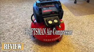 CRAFTSMAN Air Compressor Review - Easy to Use, Carry & Move Around.