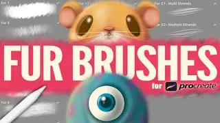 I Made a New Fur Brush Pack for Procreate!