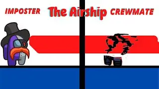 AMONG US THE AIRSHIP MAP UPDATE !!!!!!!  GAMEPLAY