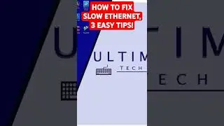 HOW TO FIX YOUR PCs  SLOW ETHERNET!! 3 EASY TIPS!