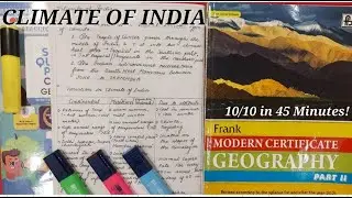 Climate Of India | Class 10 ICSE Geography 2021