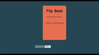 Web project - New one how work in SCSS and CSS  (Flip Book) 3D CSS