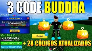 3 NOVOS CÓDIGO DA FRUTA BUDDHA NO BLOX FRUITS + 28 CÓDIGOS DE EXP BELI E RESET - blox fruit codes...