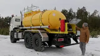Новый кислотовоз АЦК-10 КАМАЗ-43118 видео-обзор от НПО 