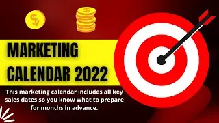 ❤️‍🔥Marketing Calendar 2022 || If you run a business you know how important it is to plan promotions