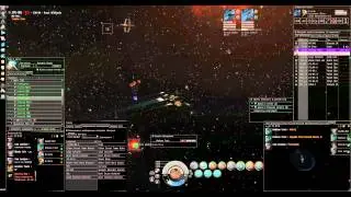 EVE Online: Falcon and Hurricane vs Falcon and Drake