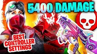 THE BEST CONTROLLER SETTINGS + A Crazy 5K Damage Game