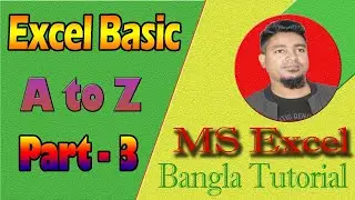 Excel tutorial for beginners Part-3| BASAR360XL ACADEMY