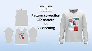 Men's tee pattern correction and 3d clothing  |  S M MOZAMMAL HAQUE