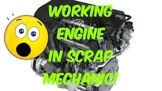 RaidTheBase: How to Make a Working Engine in Scrap Mechanic!