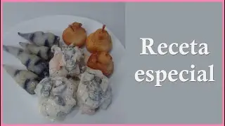 Rosas de pollo y pescado en salsa de alcaparras, receta para sorprender - Cocina del Ardiloso