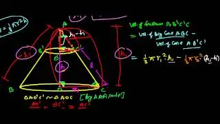 Proof: Volume of a Frustum