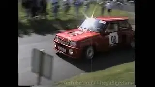 R5 Turbo en mode attaque en Rallye  France