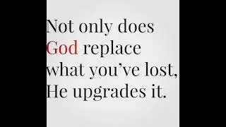 Not only God replace what you’ve lost he upgrades it! #shorts