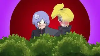 DEIDARA Meets KONAN (a parody of naruto) 나루토 애니메이션
