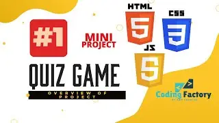 Quiz Game Video 1 Mini Project Using Html ,CSS and JS  in Hindi |Coding Factory by Ram Kashyap