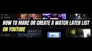 How to Make or Create A Watch Later List on Youtube | Full Guide