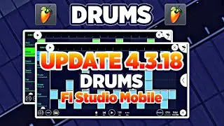 Make DRUMS in fl Studio Mobile  mastering drum 🥁 | fl studio mobile 4.3.18 update