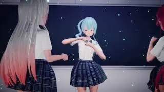 【MMD Hololive】Suisei・Marine・Ayame / 星街すいせい・百鬼あやめ・宝鐘マリン  『Shikonokonokonokoshtantan | しかのこのこのここしたんたん』