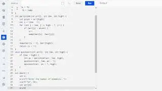Quick Sort Implementation in C || Quick Sort Code in C || Coding Guide for Beginners|| 