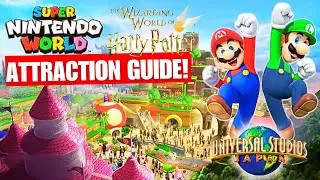 Universal Studios Japan | Attraction Guide | Super Nintendo World & Wizarding World of Harry Potter