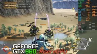 SD Gundam Battle Alliance | Ryzen 3 3200U + GTX 960 | Riser eGPU