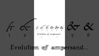 Why Does '&' (Ampersand) Mean 'And'?