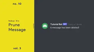 Prune Command ­— (Node.js / Discord.Eris) ­— No. 10
